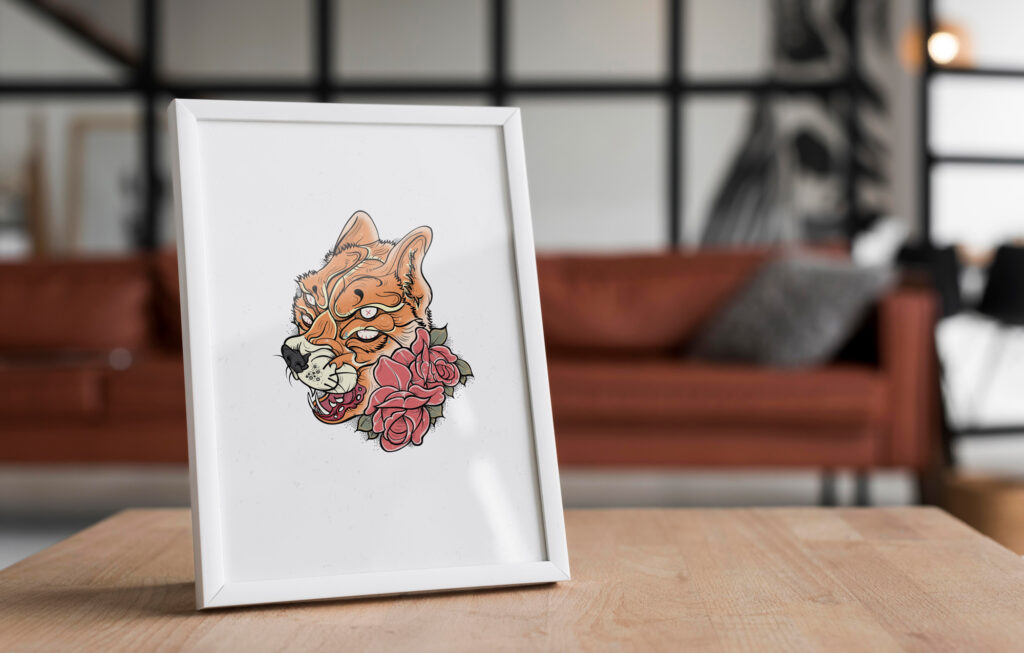 foxy illustration foxy illustration