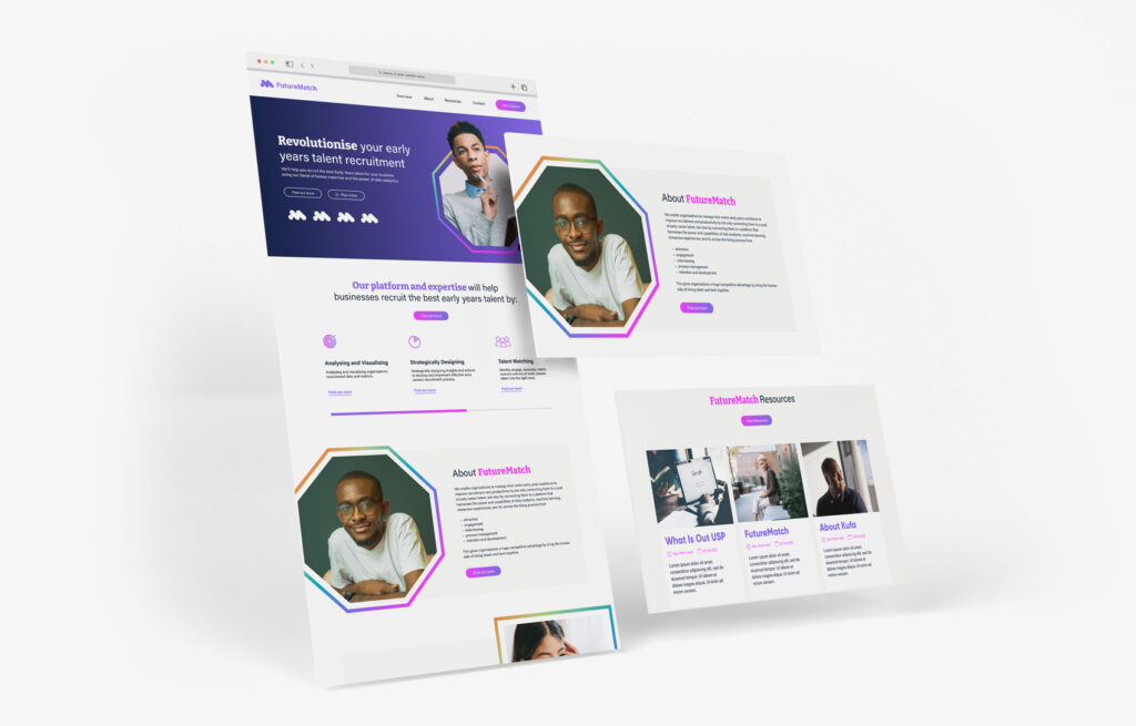 Future Match Website Design Future Match Website Design